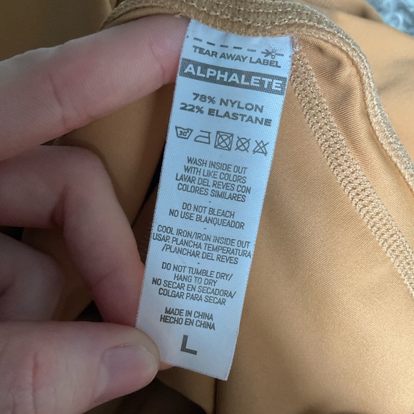 Alphalete Pulse Surge Leggings Chestnut Size Large - Picture 5 of 8